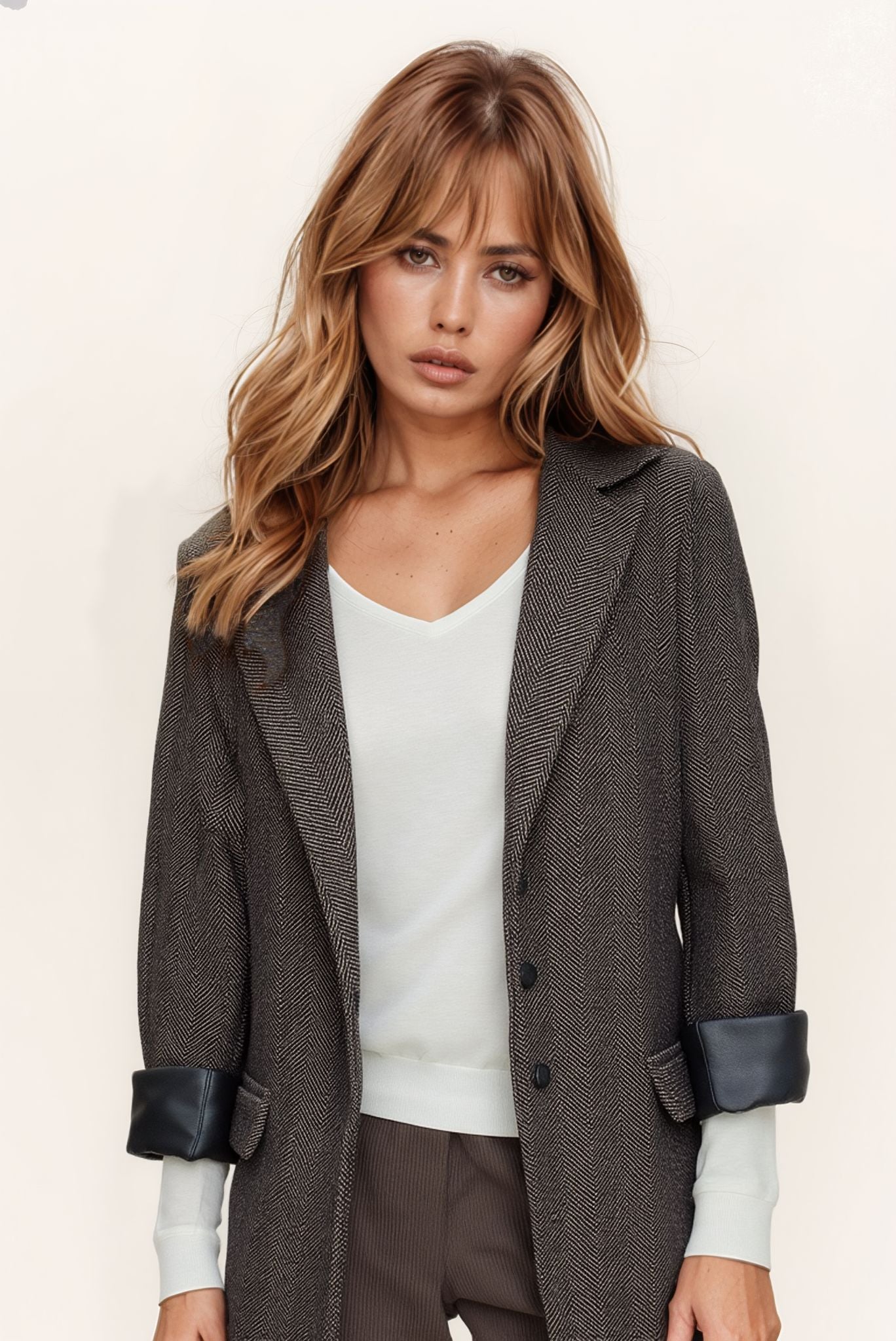 Giacca destrutturata misto lana