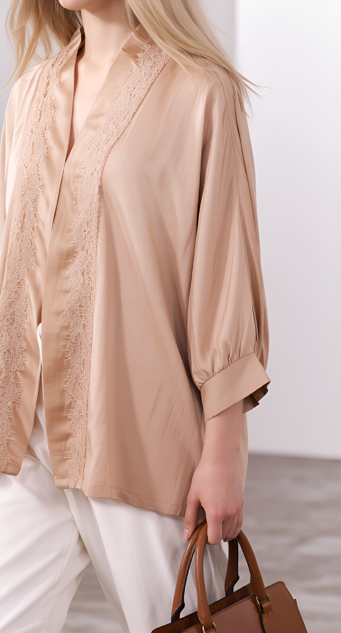 Casacca ricamo pizzo