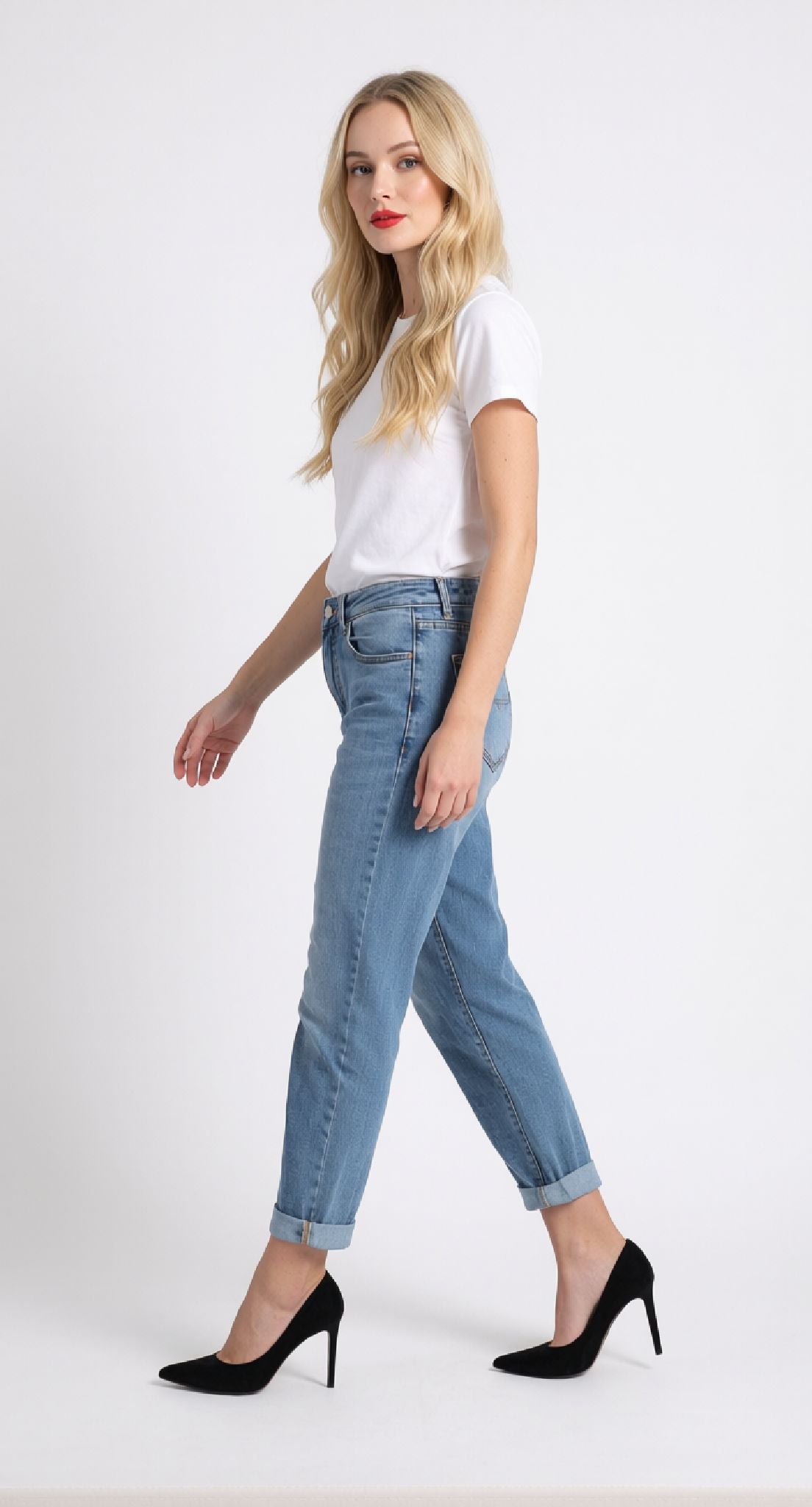Jeans Momfit Stonewashed