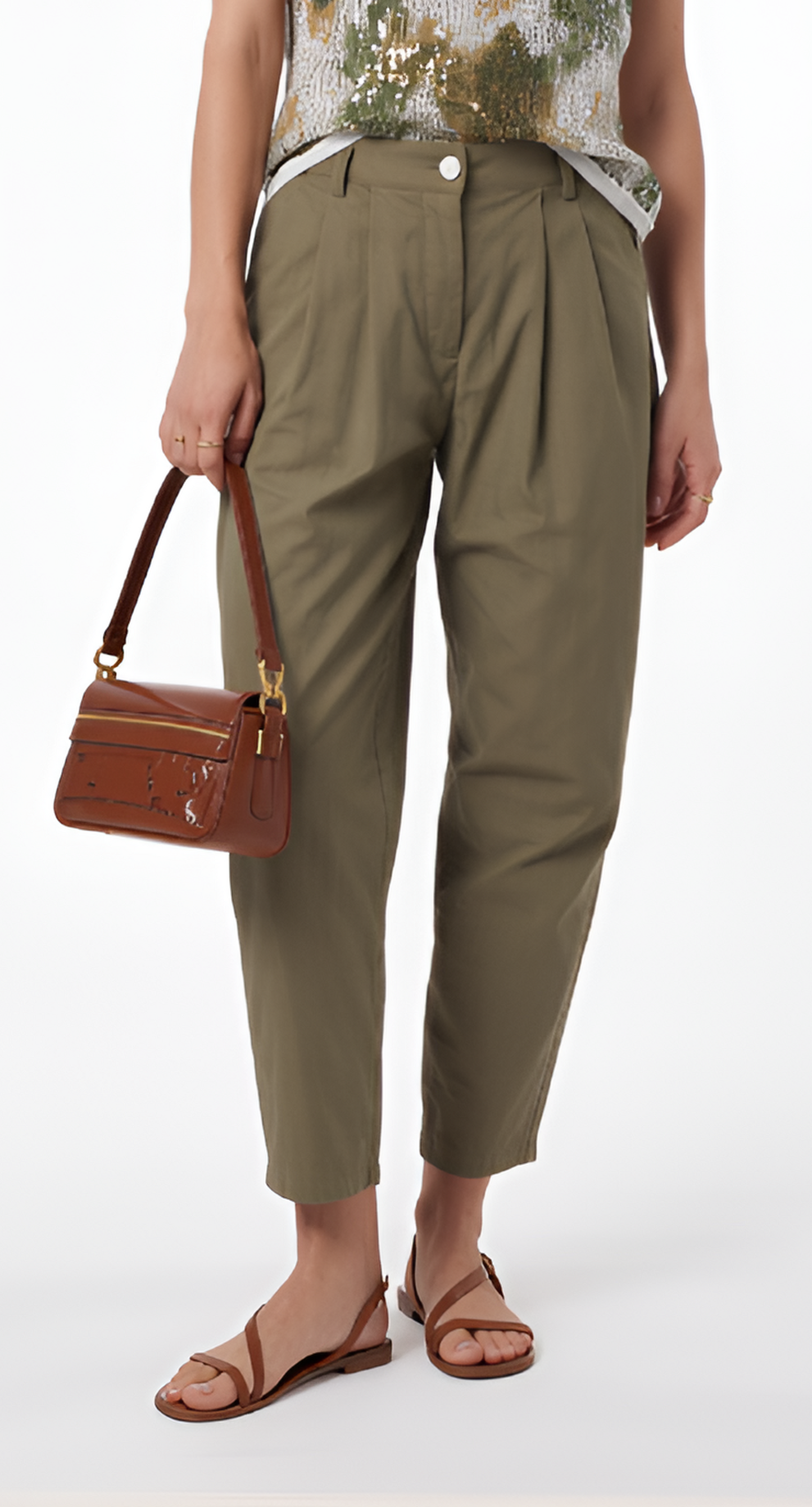 Pantalone momfit cotone