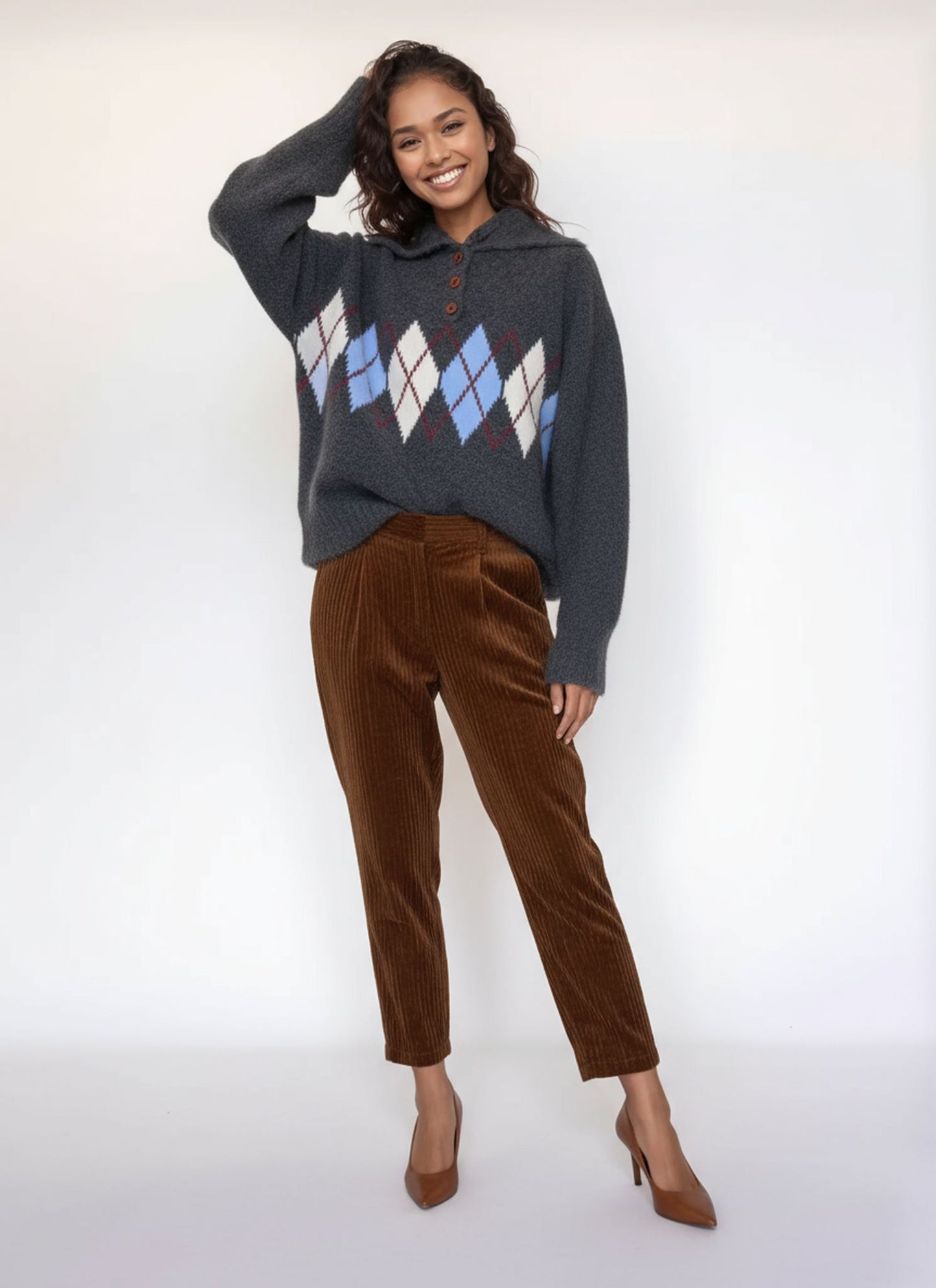 Maglia polo losanghe