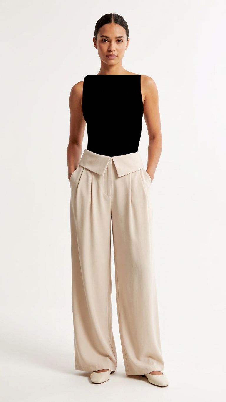 Pantalone wideleg