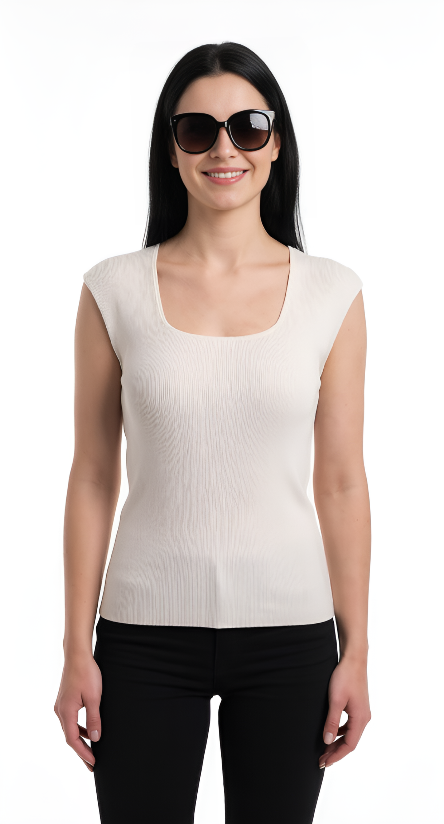 T-shirt smanicata