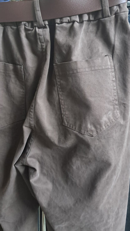Pantalone buggy cotone
