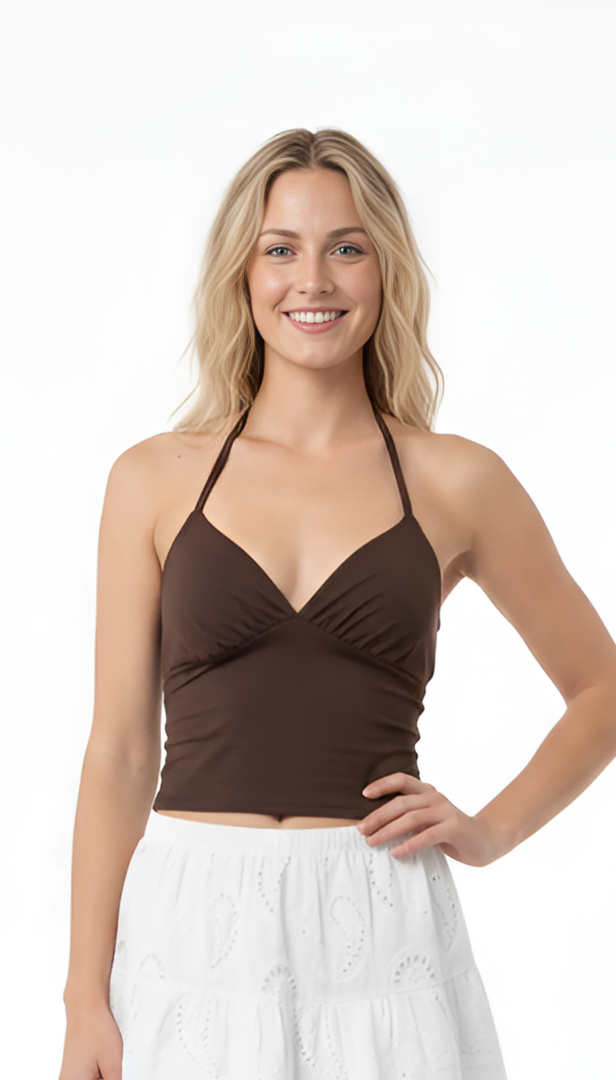 Top crop elasticizzato