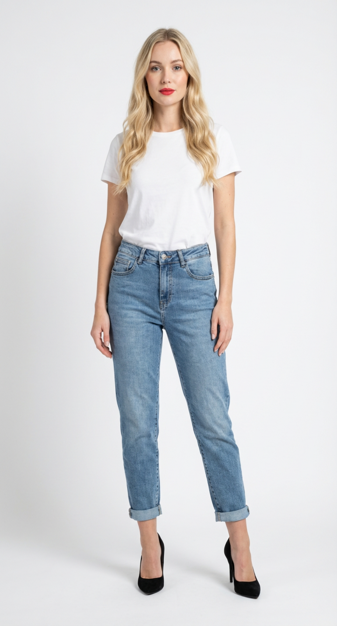 Jeans Momfit Stonewashed