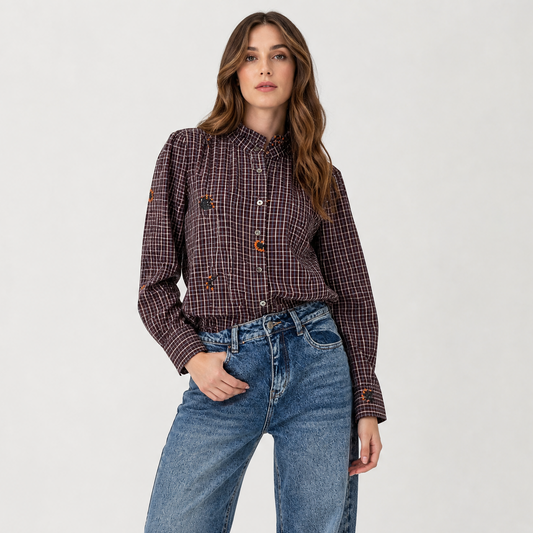 Camicia con ricami