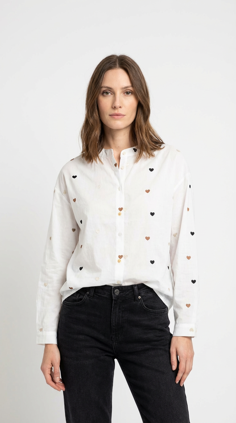 Camicia cuoricini