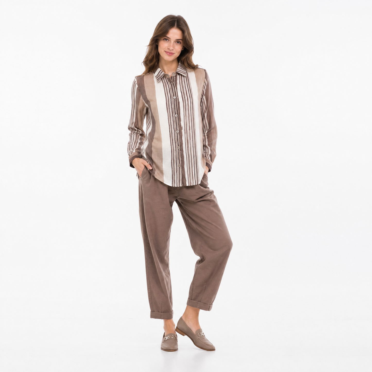Pantalone buggy cotone
