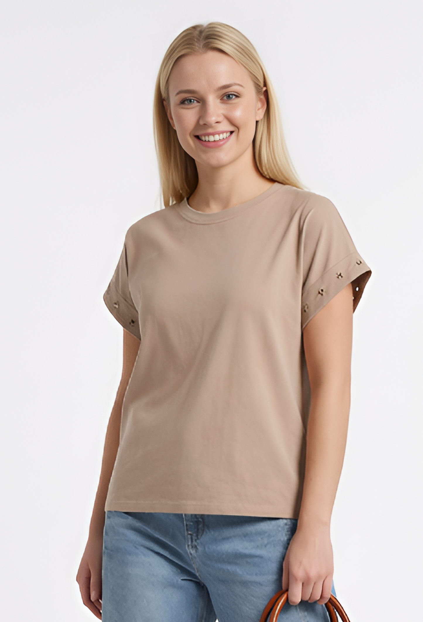 T-shirt ricamo stelline