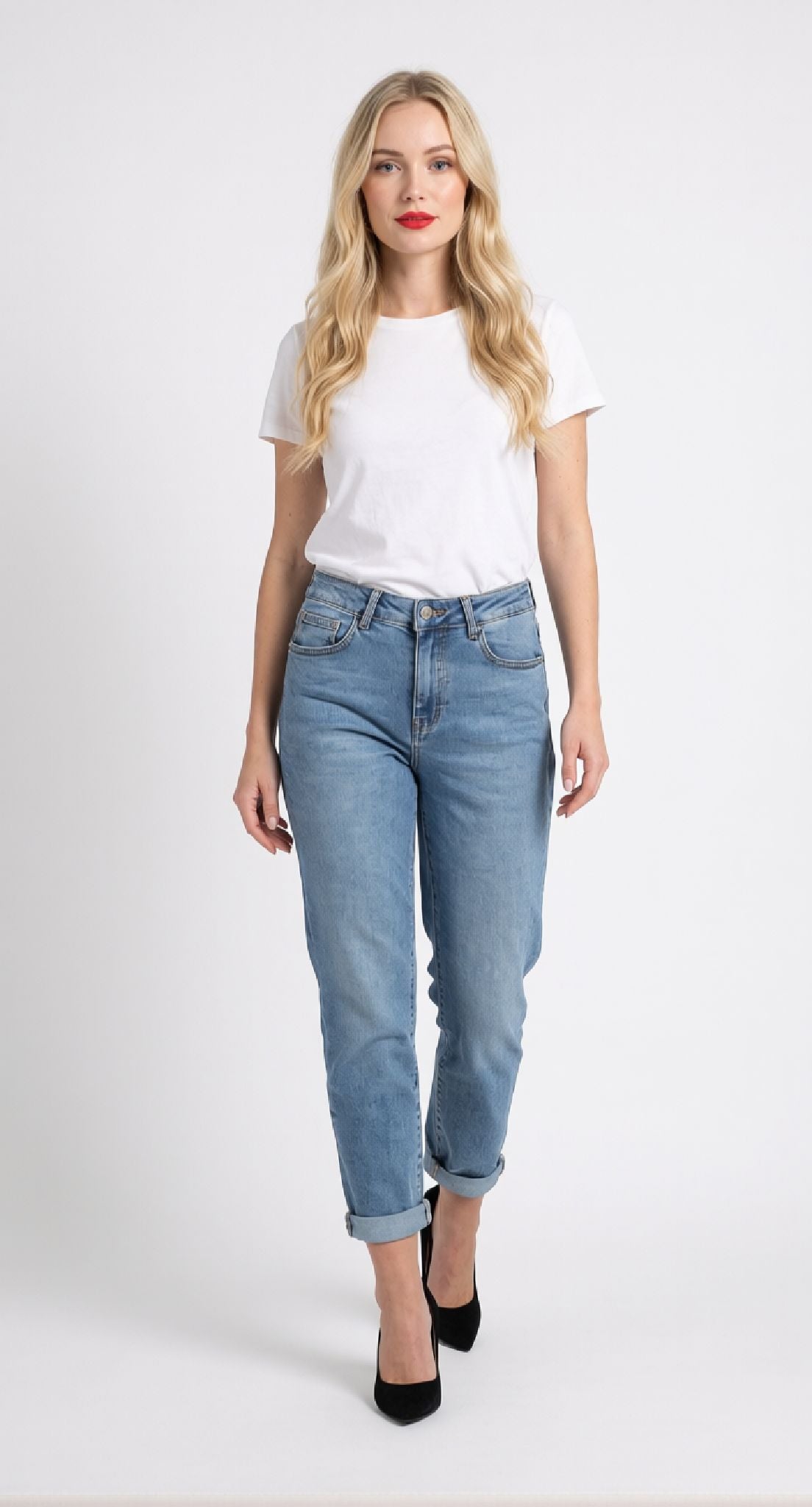Jeans Momfit Stonewashed