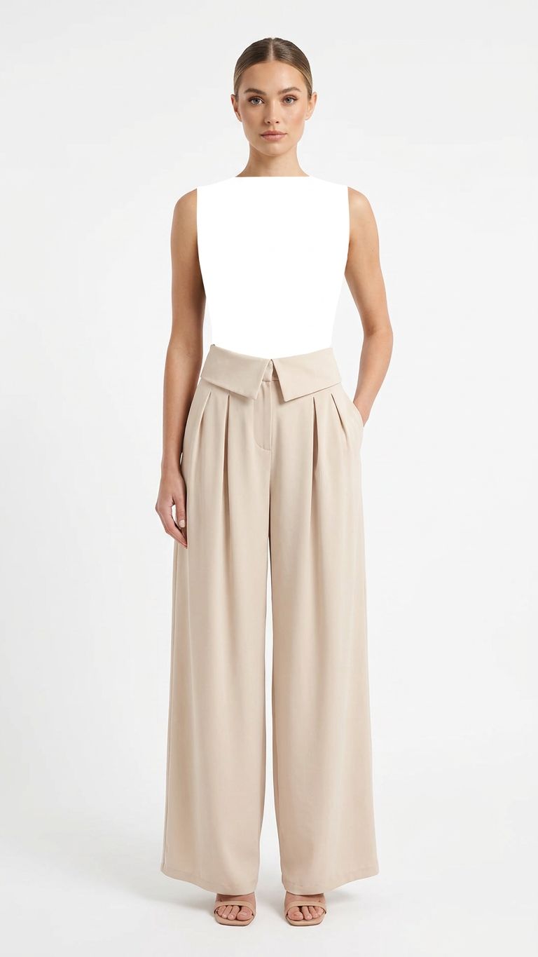 Pantalone wideleg