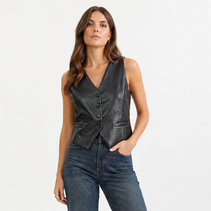 Gilet ecopelle
