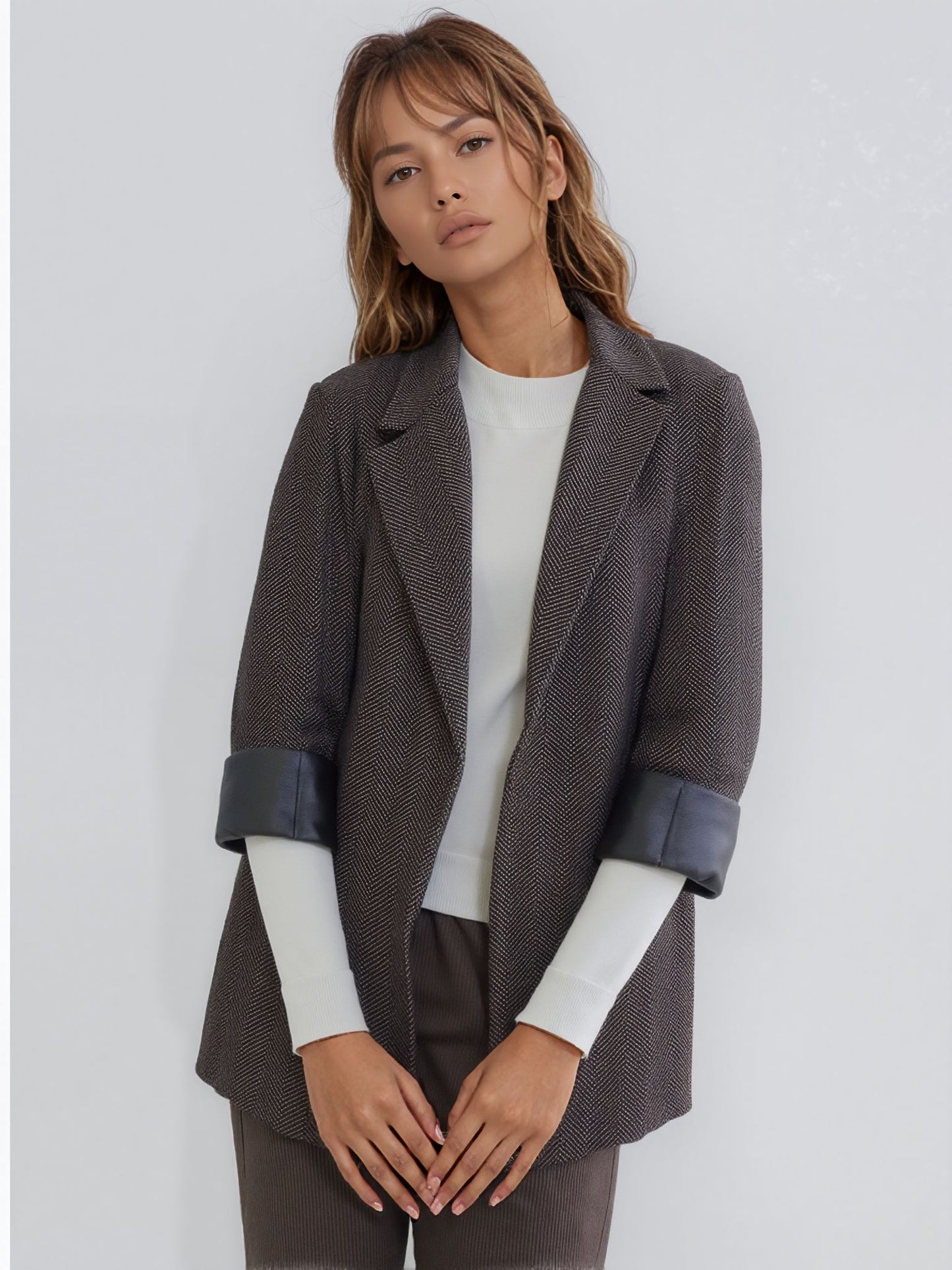 Giacca destrutturata misto lana