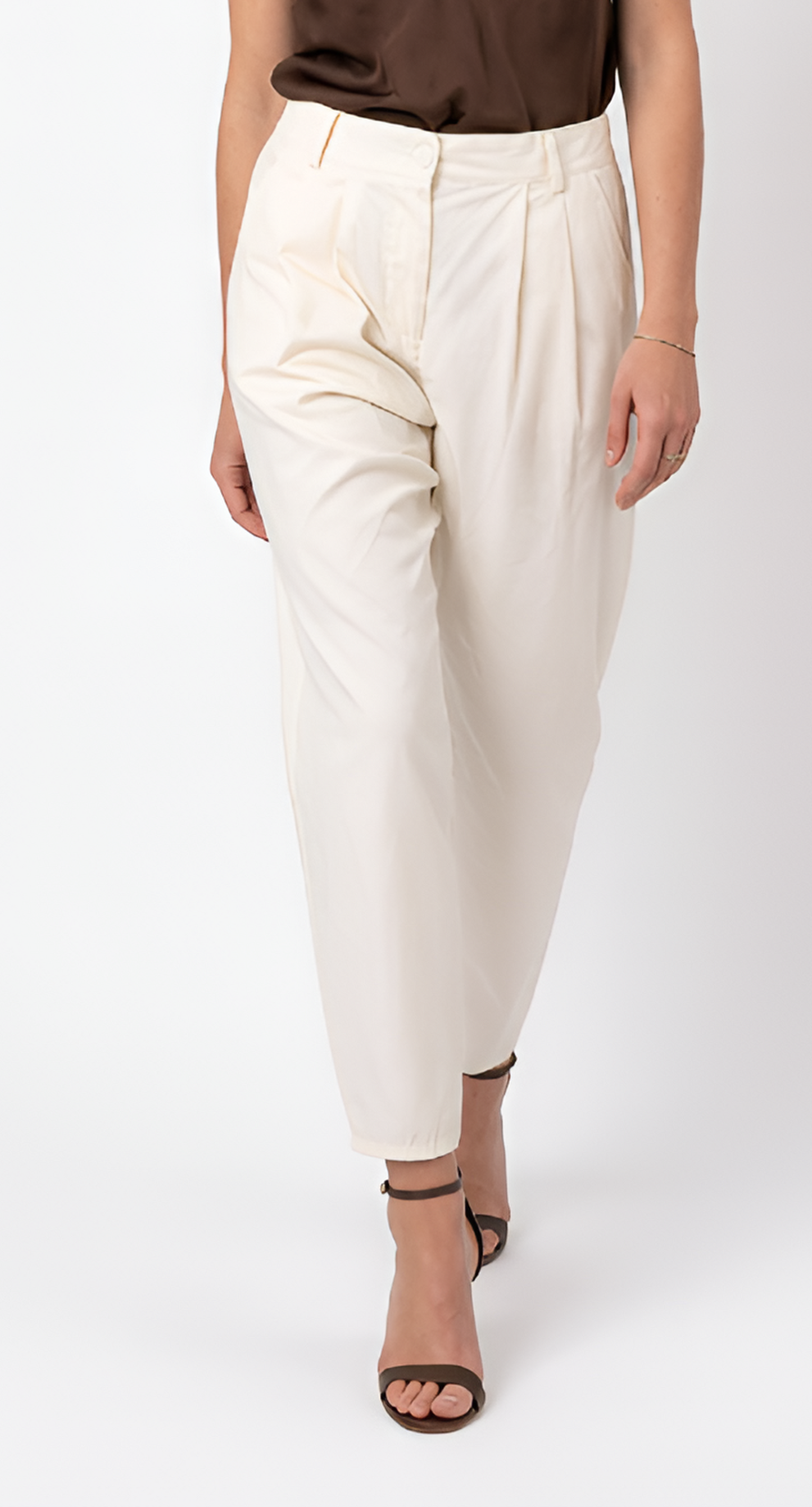Pantalone momfit cotone