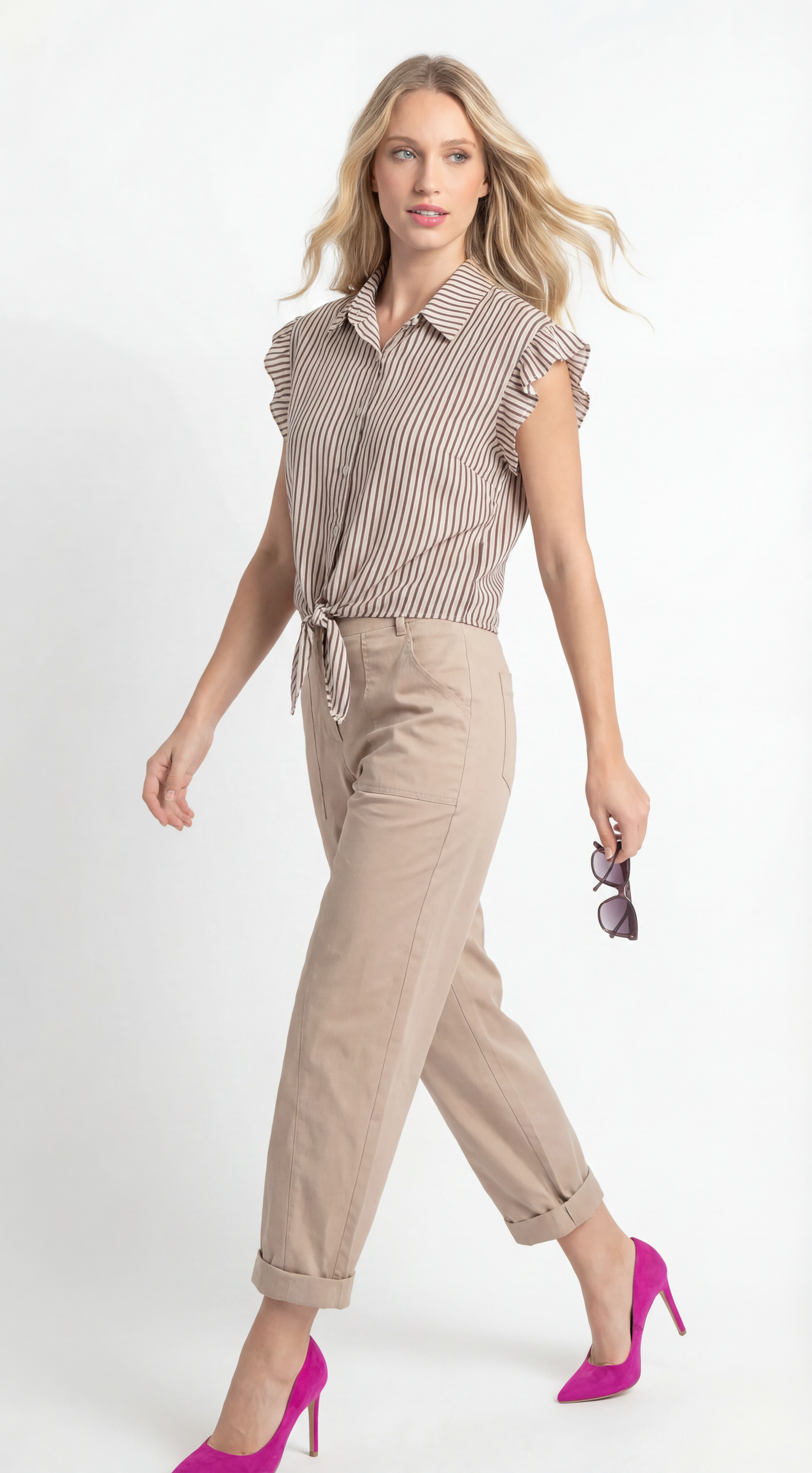 Pantalone momfit Vela
