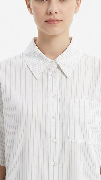 Camicia over a righe
