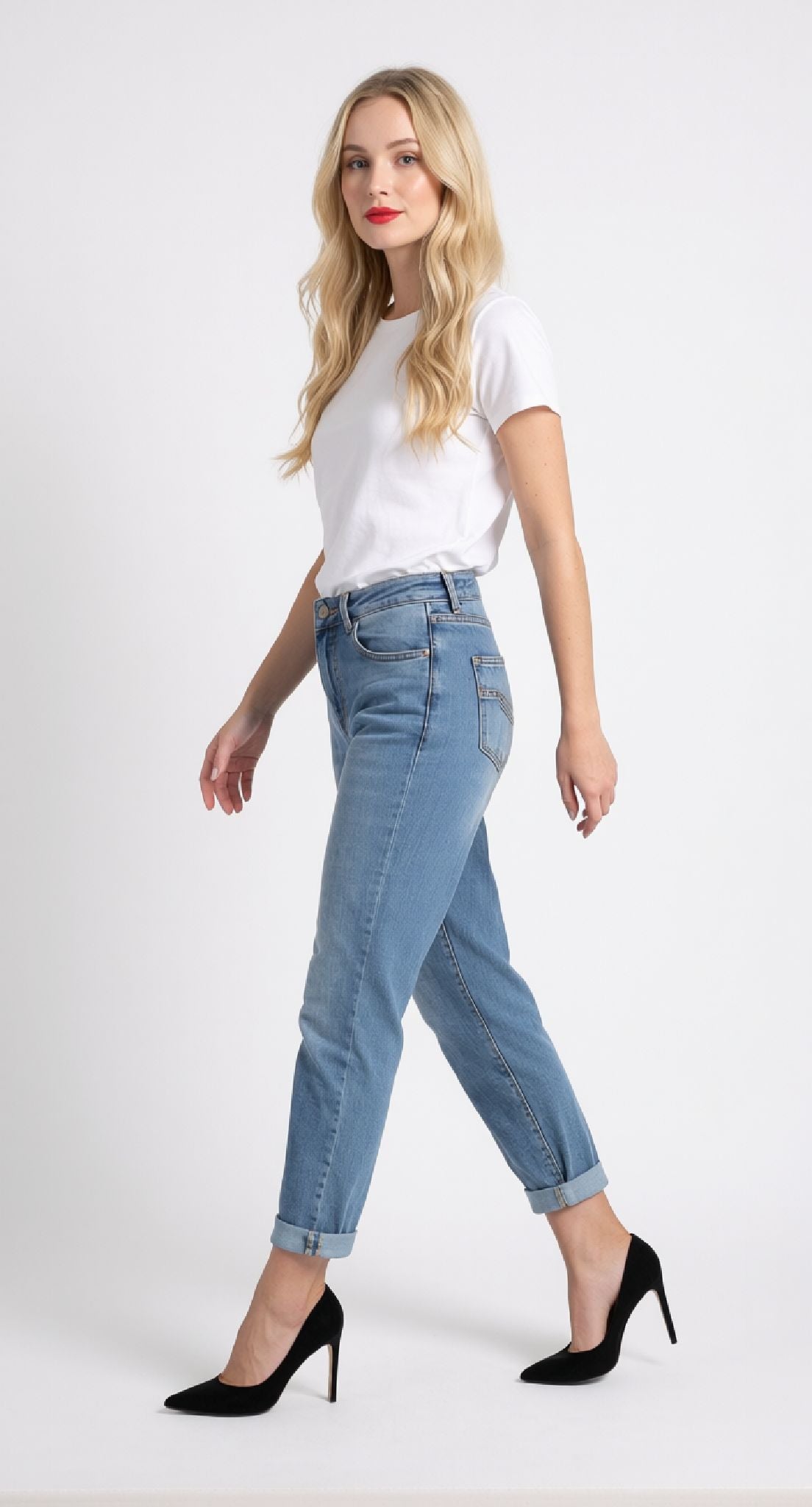 Jeans Momfit Stonewashed