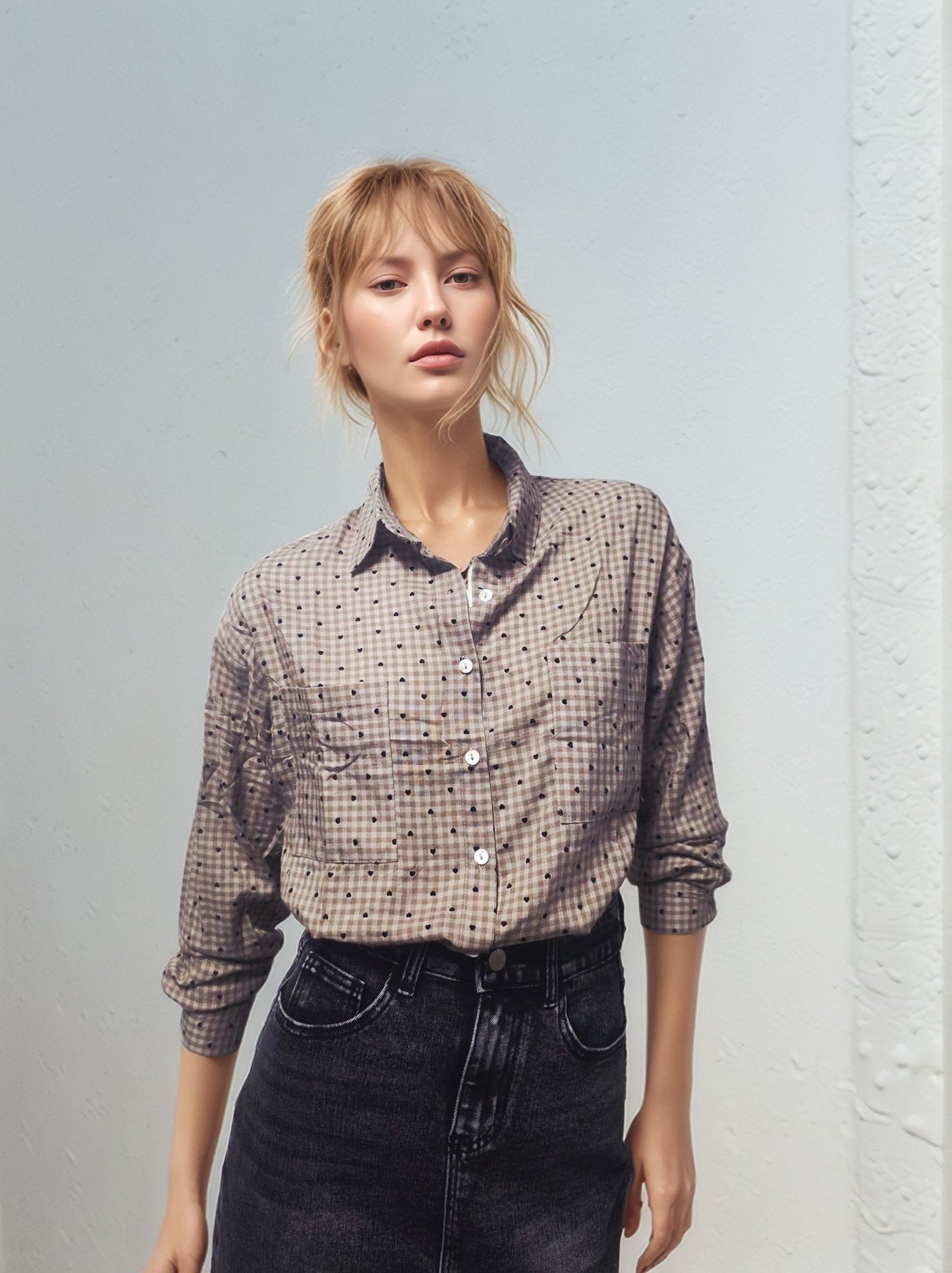 Camicia cuoricini