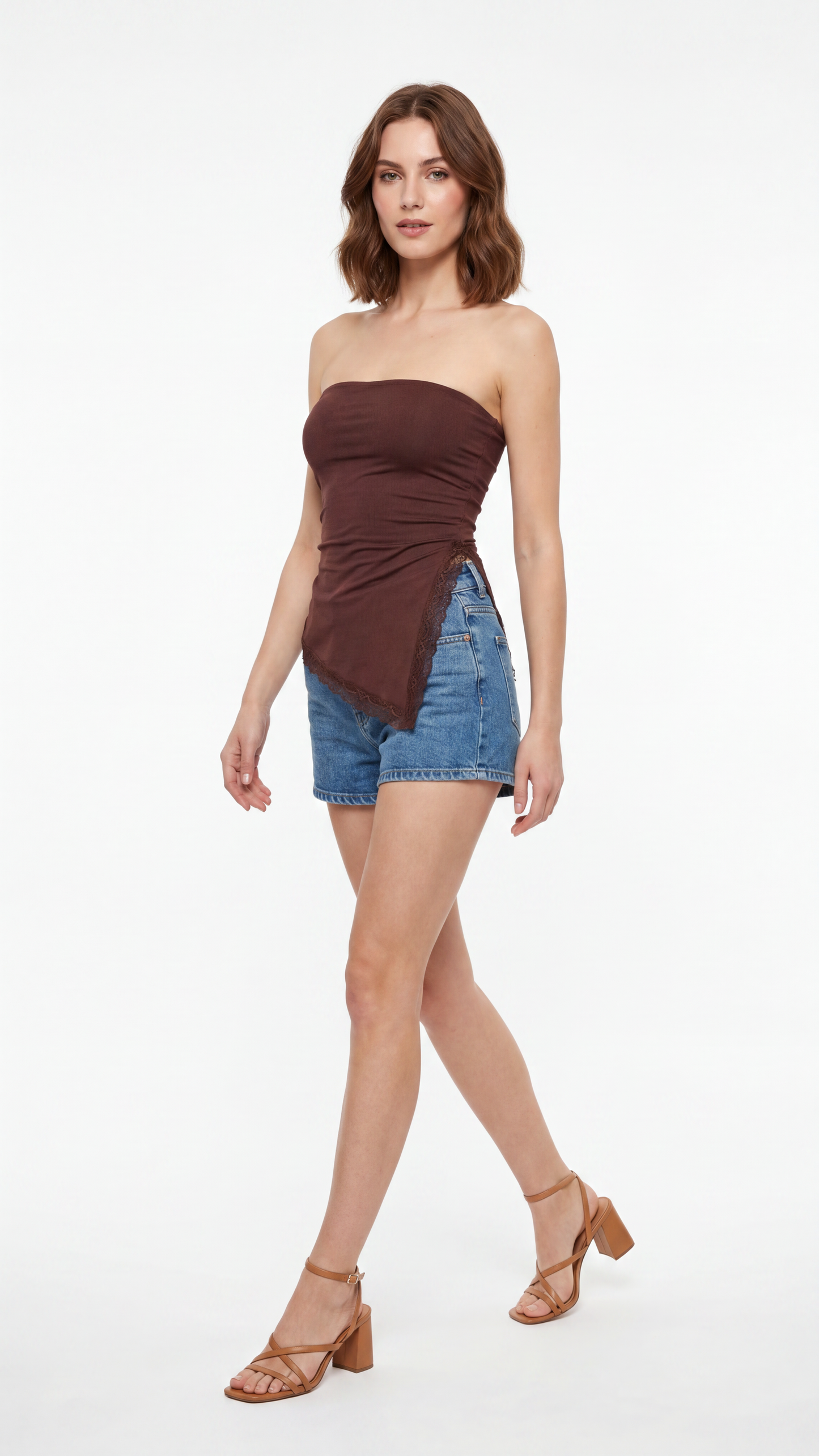 Top a fascia con pizzo