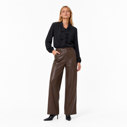 Pantalone ecopelle
