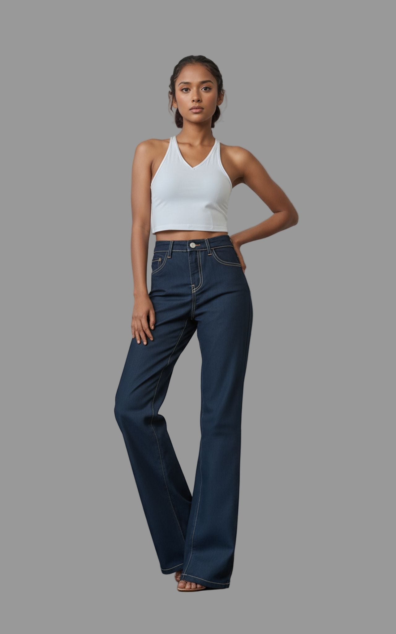 Jeans Wideleg Bluedenim