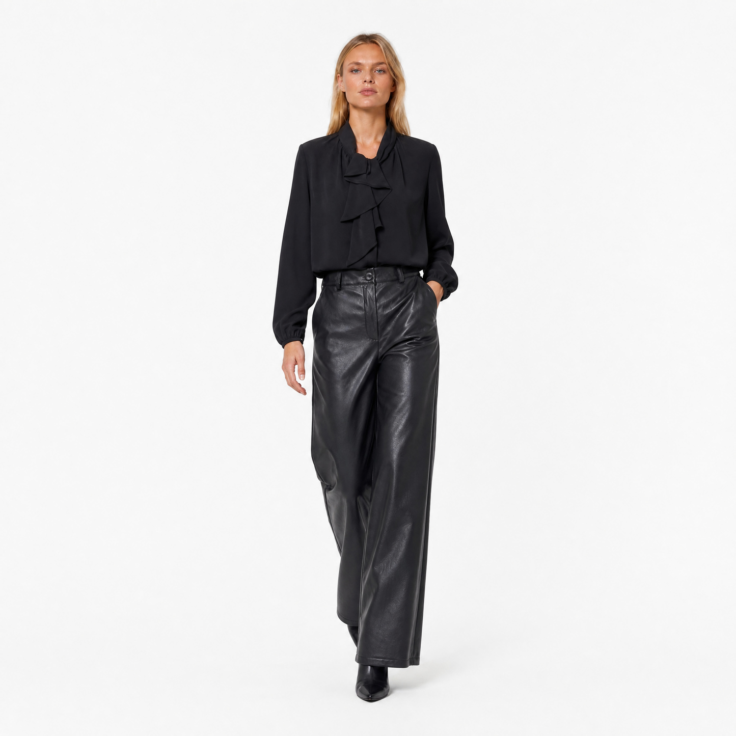 Pantalone ecopelle