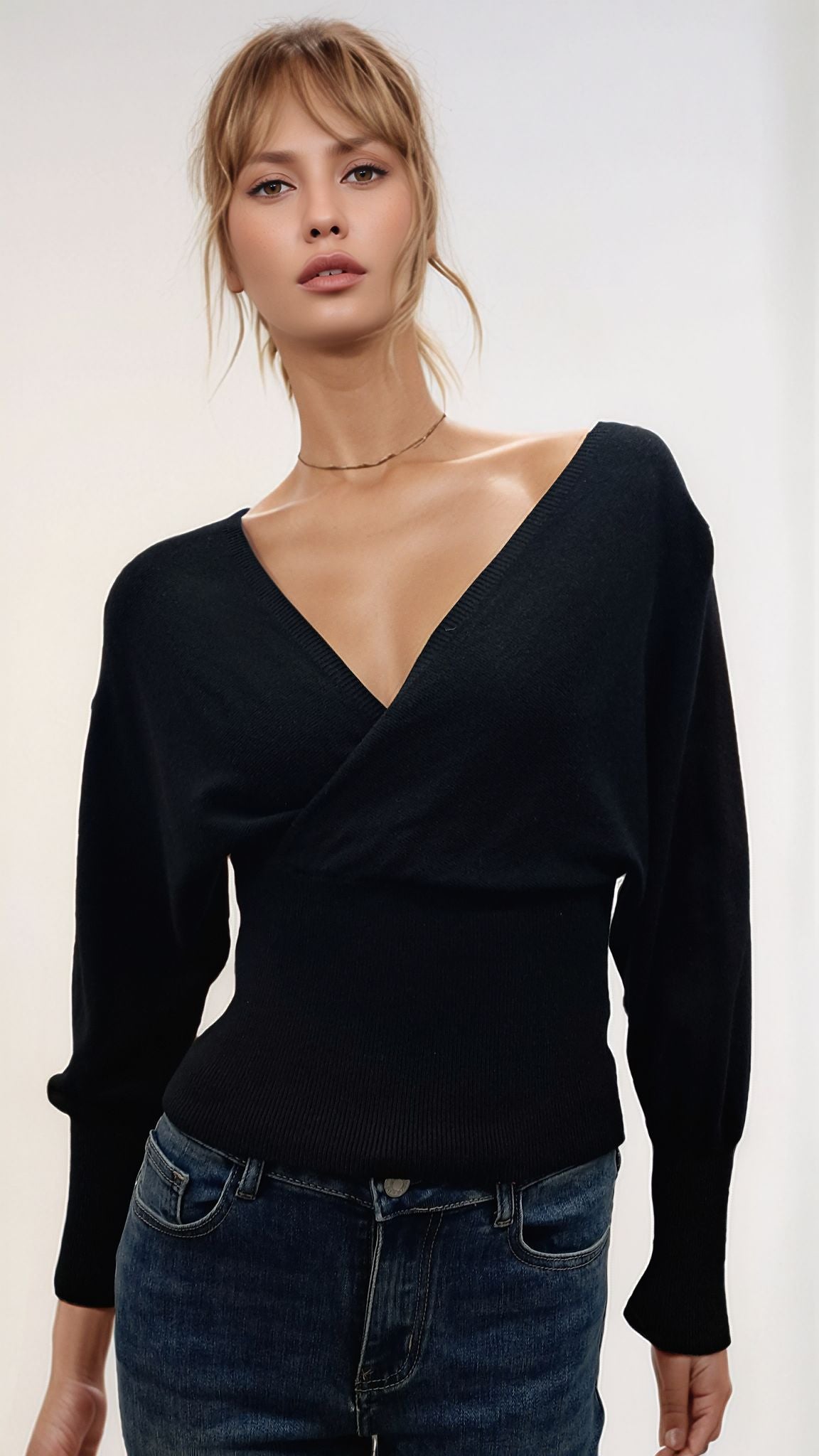 Maglia doppio scollo