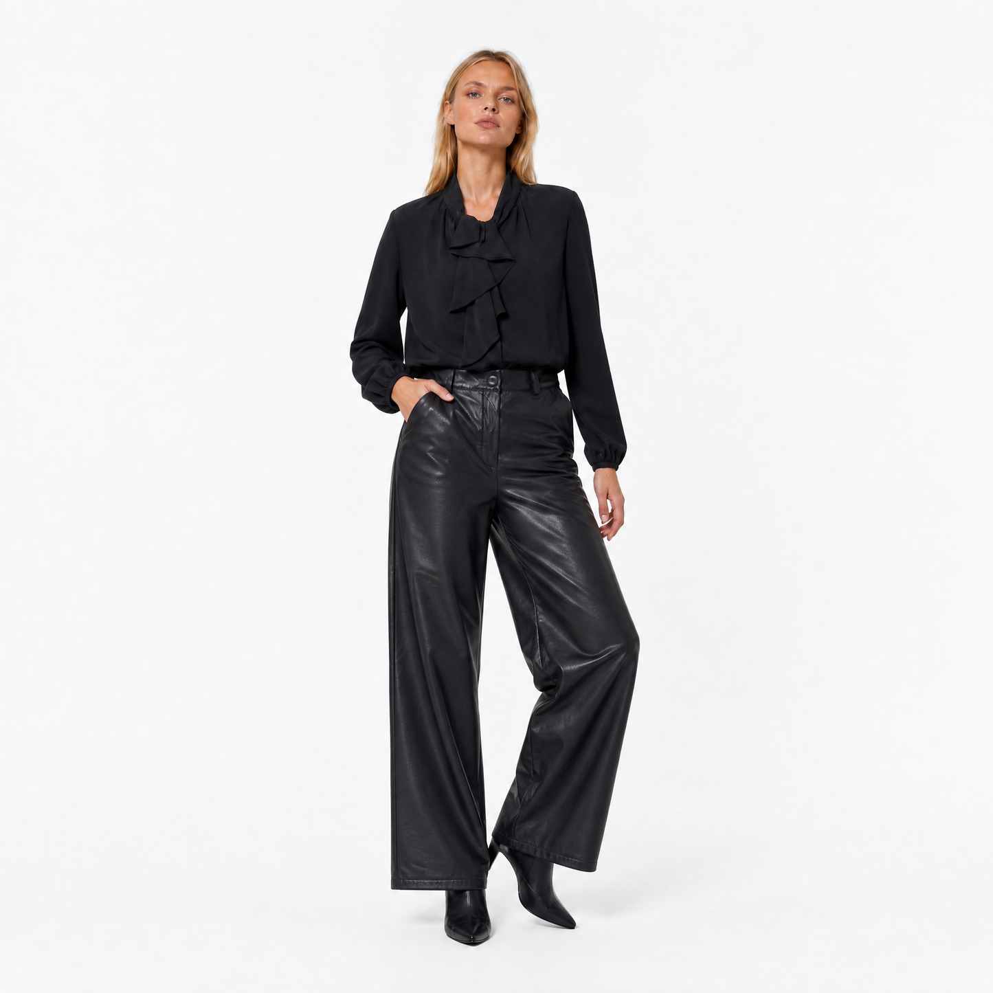 Pantalone ecopelle
