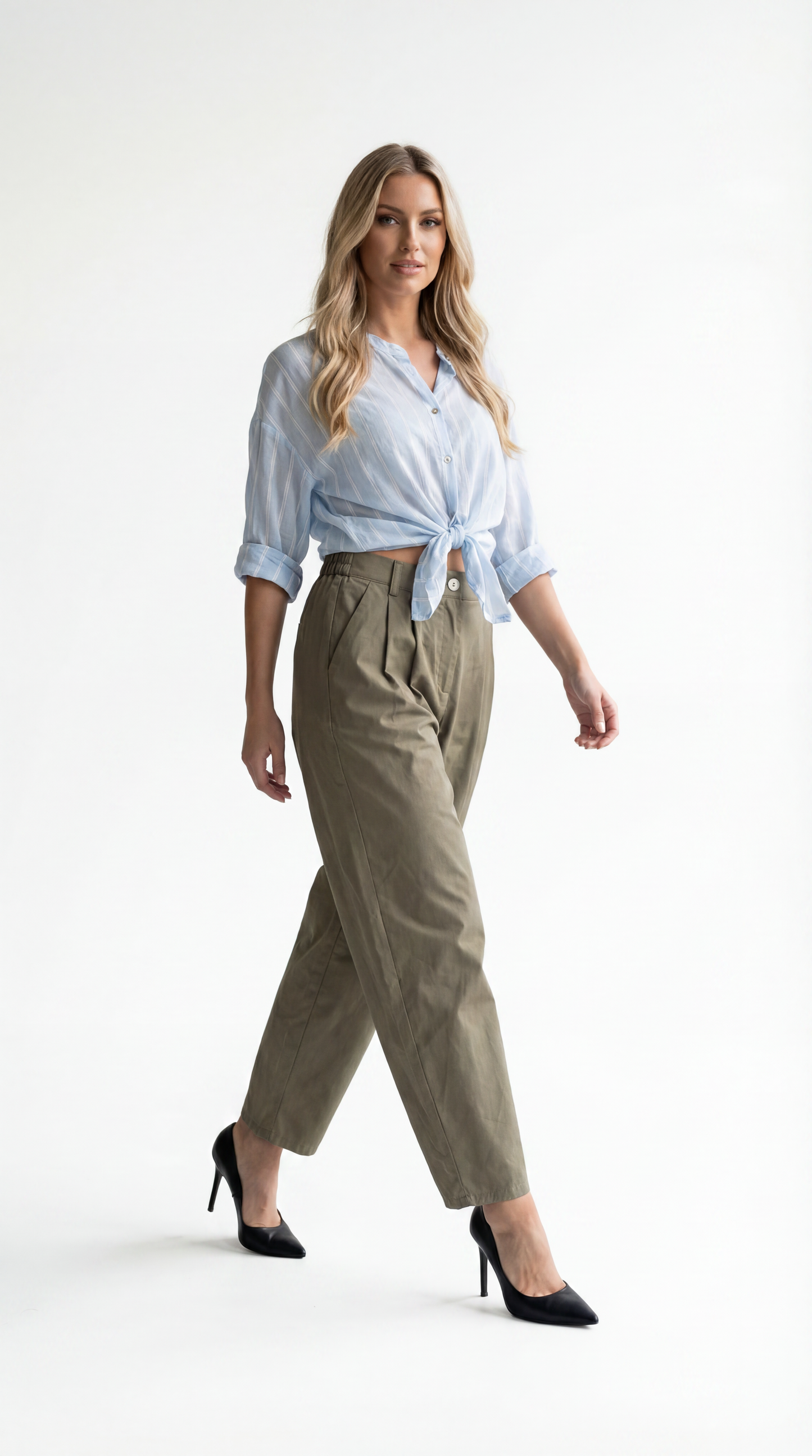 Pantalone momfit cotone