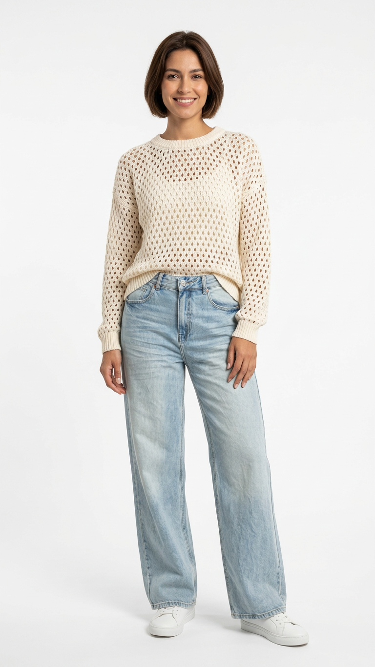 Jeans Wideleg Superstone