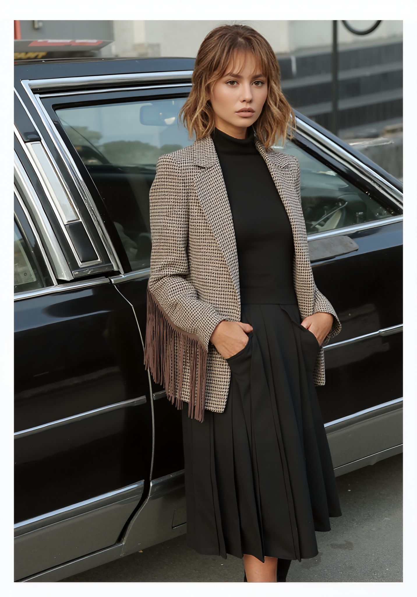 Giacca pied de poule