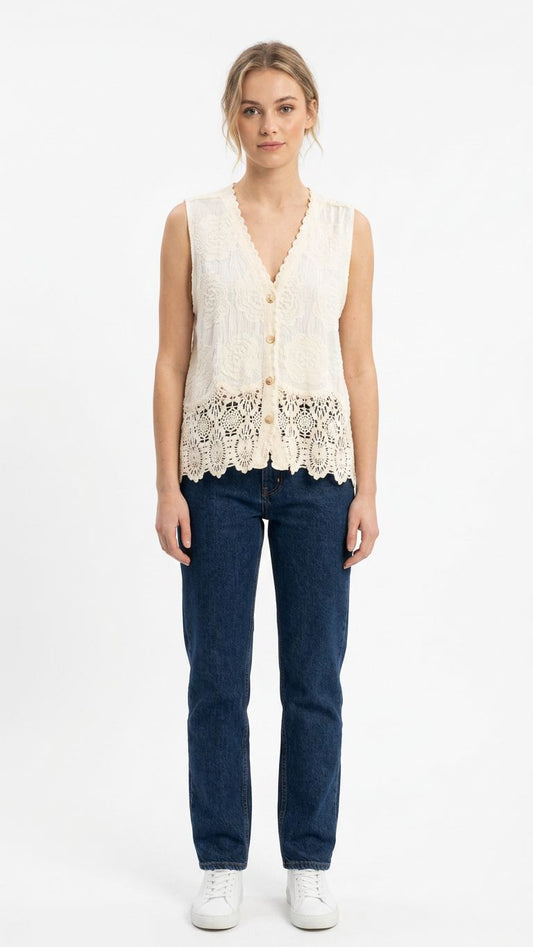 Cardigan gilet cotone