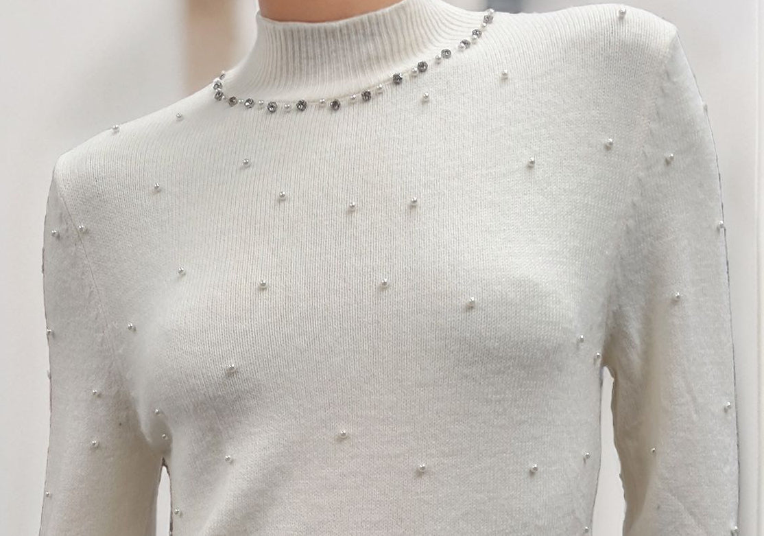 Maglia perline