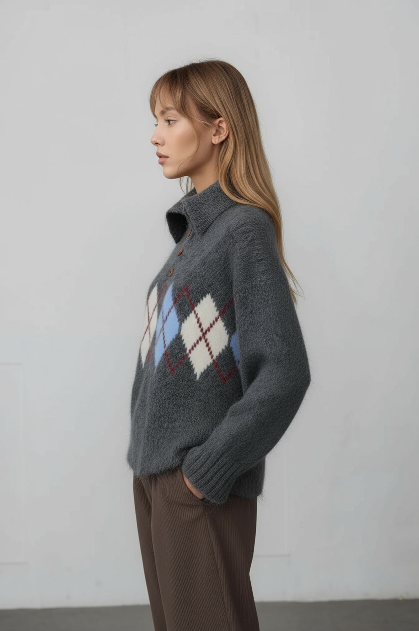 Maglia polo losanghe