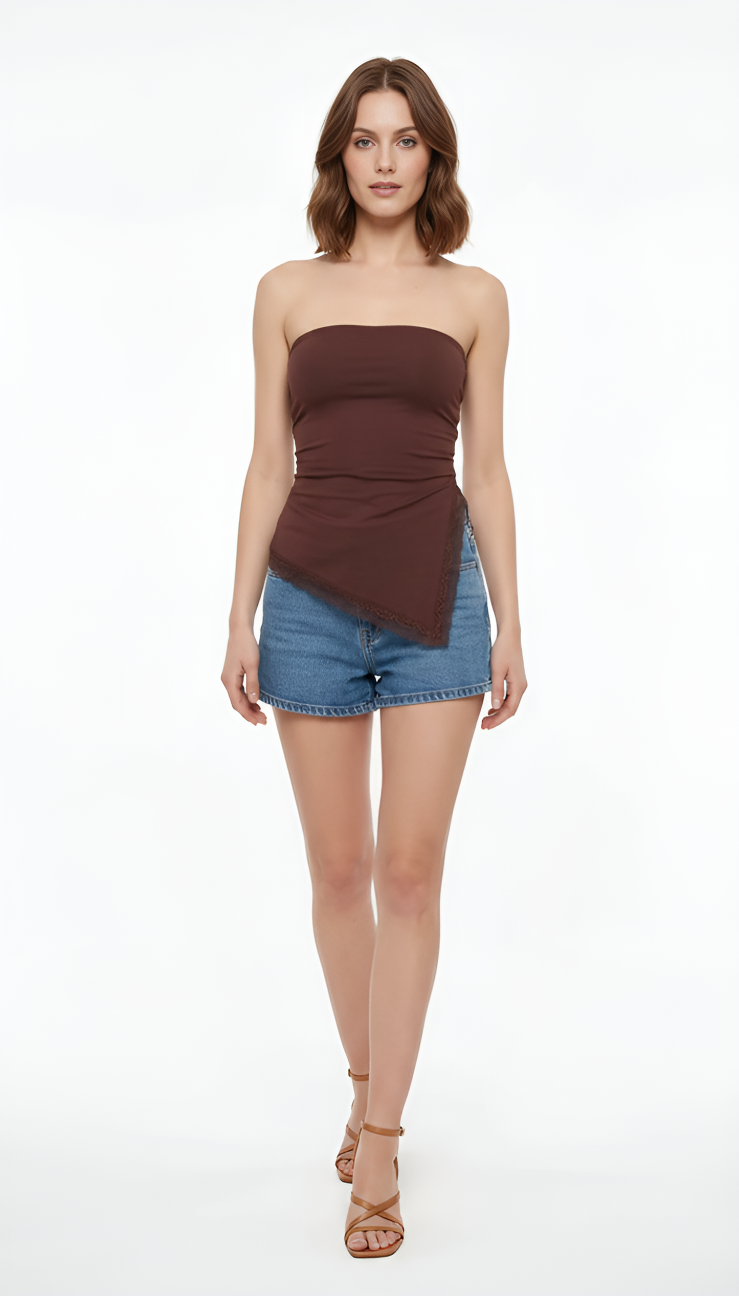 Top a fascia con pizzo
