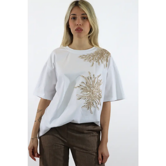 T-shirt Gold - BIANCO / UNICA / Cotone - T-SHIRT
